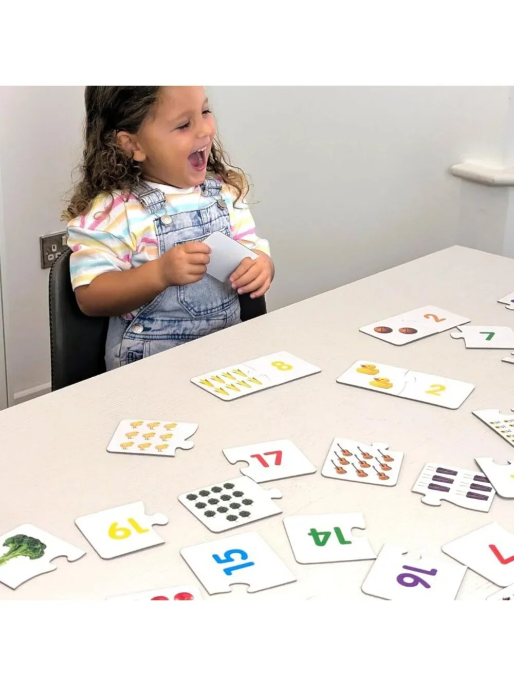 Counting Puzzle for Kids - 30 Piece Self-Correcting Number Game - Preschool